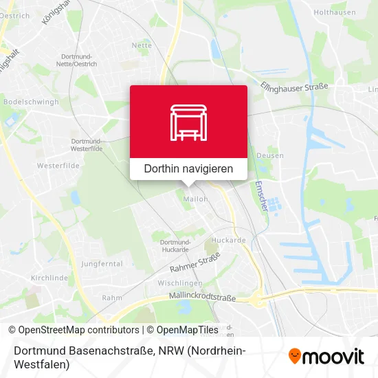 Dortmund Basenachstraße Karte