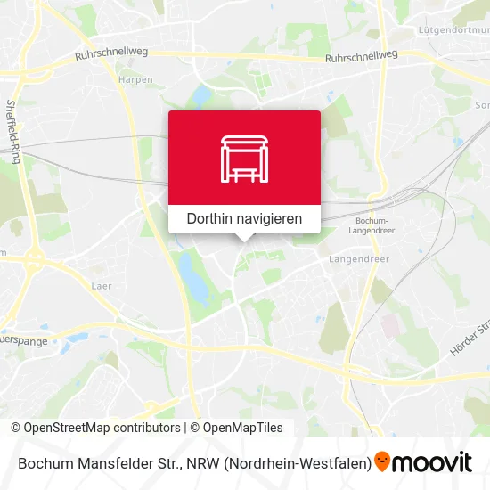 Bochum Mansfelder Str. Karte