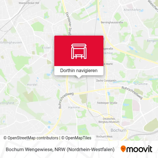 Bochum Wengewiese Karte