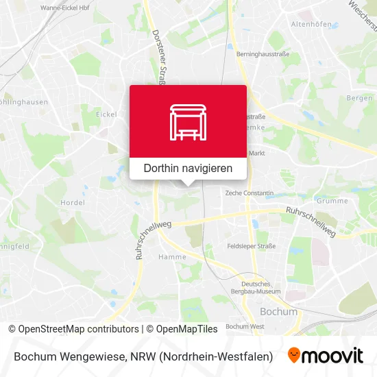 Bochum Wengewiese Karte