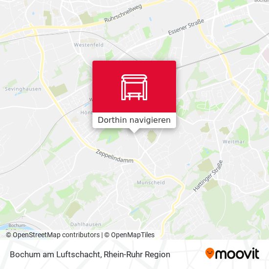 Bochum am Luftschacht Karte