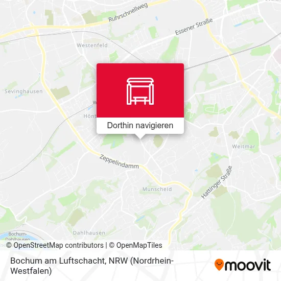Bochum am Luftschacht Karte