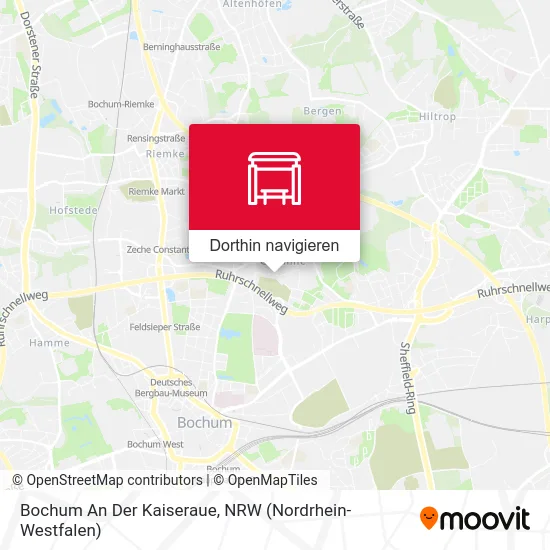 Bochum An Der Kaiseraue Karte