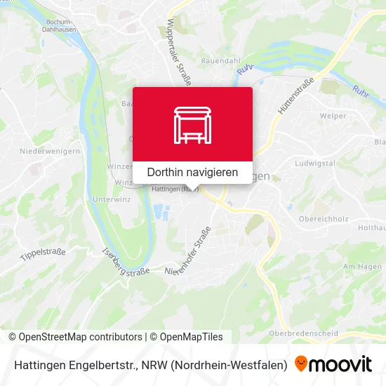 Hattingen Engelbertstr. Karte