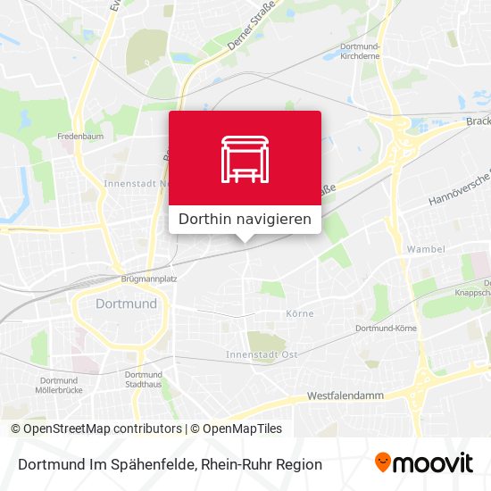 Dortmund Im Spähenfelde Karte