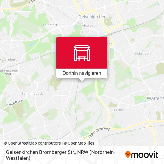 Gelsenkirchen Bromberger Str. Karte