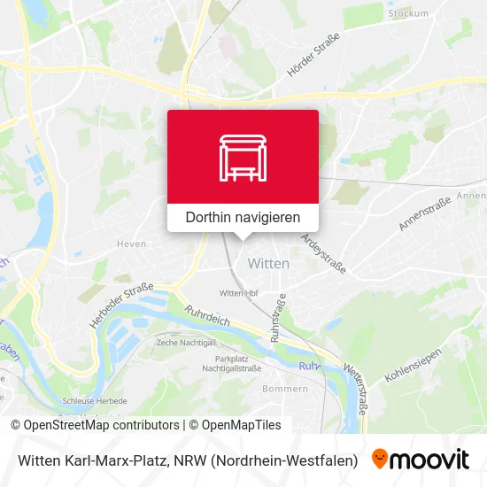 Witten Karl-Marx-Platz Karte