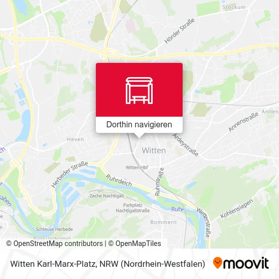 Witten Karl-Marx-Platz Karte