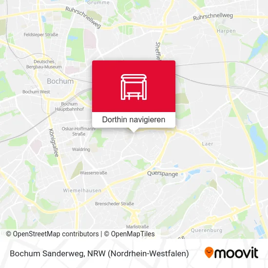 Bochum Sanderweg Karte