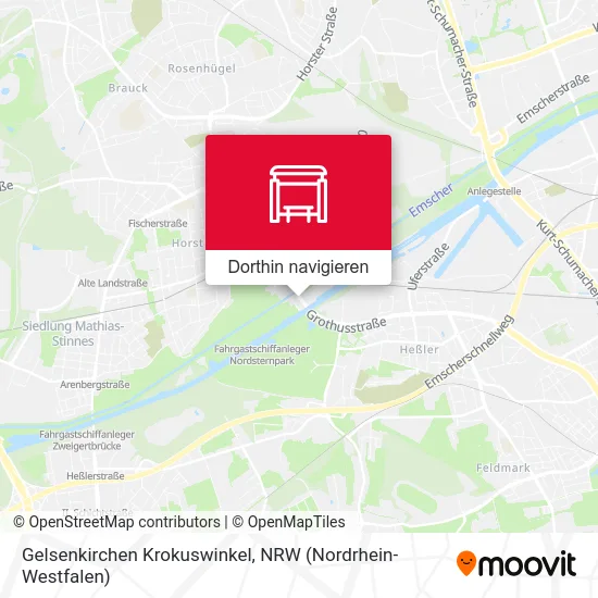 Gelsenkirchen Krokuswinkel Karte