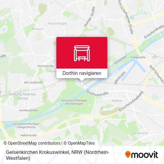 Gelsenkirchen Krokuswinkel Karte