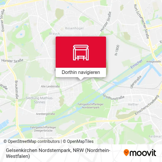 Gelsenkirchen Nordsternpark Karte