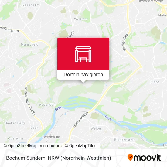 Bochum Sundern Karte