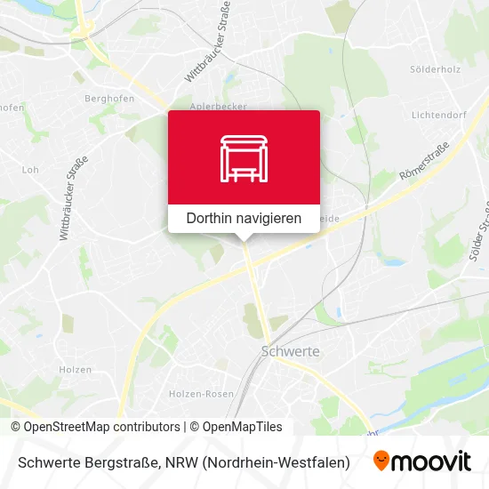 Schwerte Bergstraße Karte