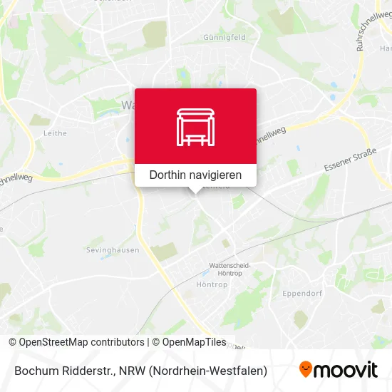 Bochum Ridderstr. Karte