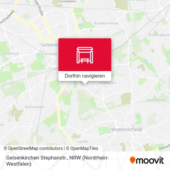 Gelsenkirchen Stephanstr. Karte