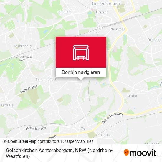 Gelsenkirchen Achternbergstr. Karte