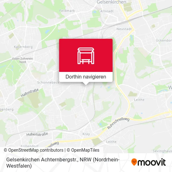 Gelsenkirchen Achternbergstr. Karte