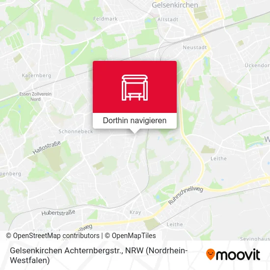 Gelsenkirchen Achternbergstr. Karte