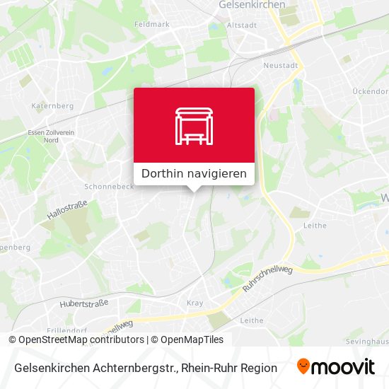 Gelsenkirchen Achternbergstr. Karte