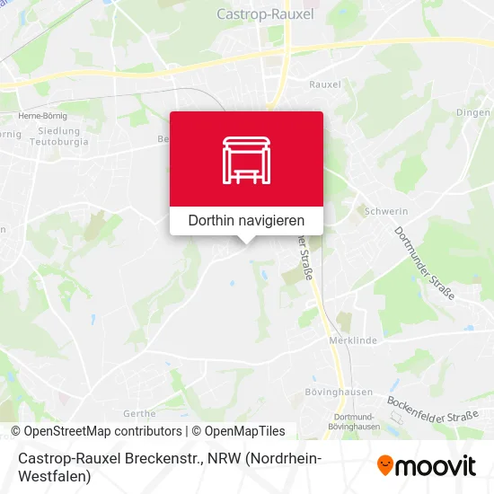 Castrop-Rauxel Breckenstr. Karte