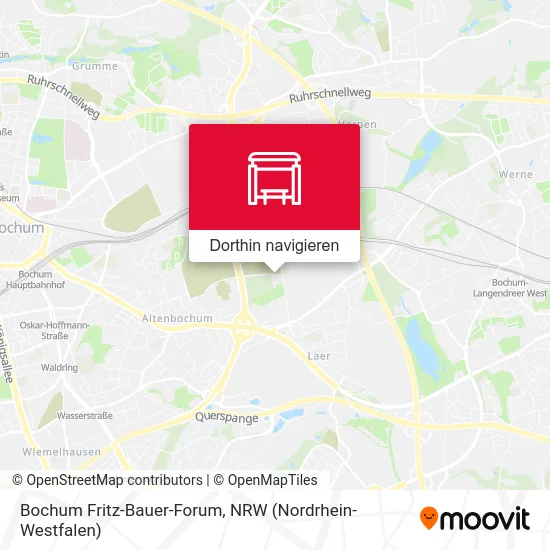 Bochum Fritz-Bauer-Forum Karte