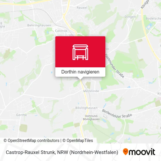 Castrop-Rauxel Strunk Karte