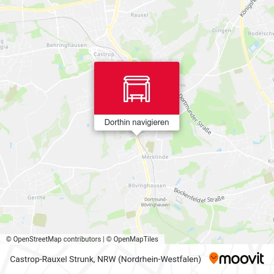 Castrop-Rauxel Strunk Karte