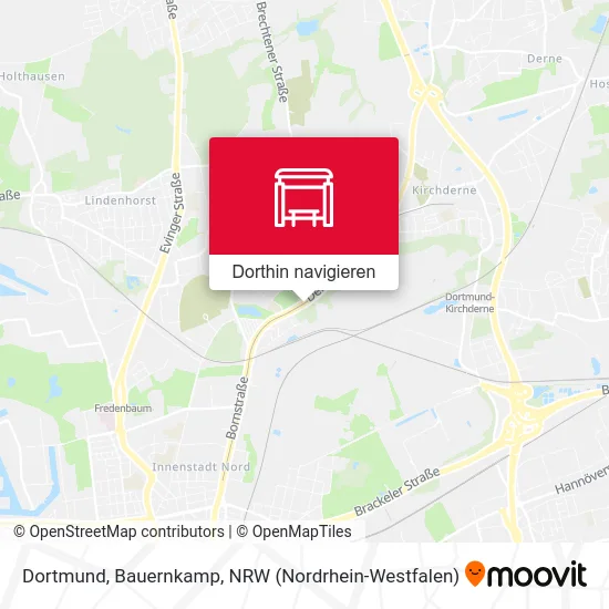 Dortmund, Bauernkamp Karte