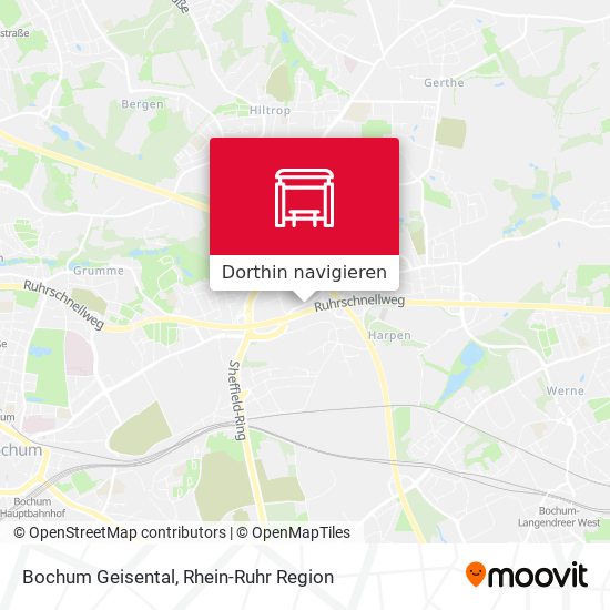 Bochum Geisental Karte