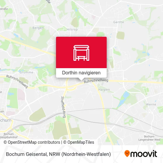 Bochum Geisental Karte