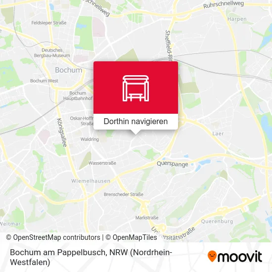 Bochum am Pappelbusch Karte