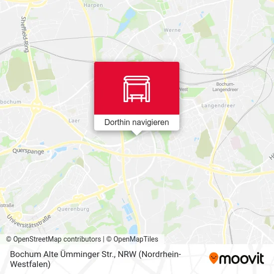 Bochum Alte Ümminger Str. Karte