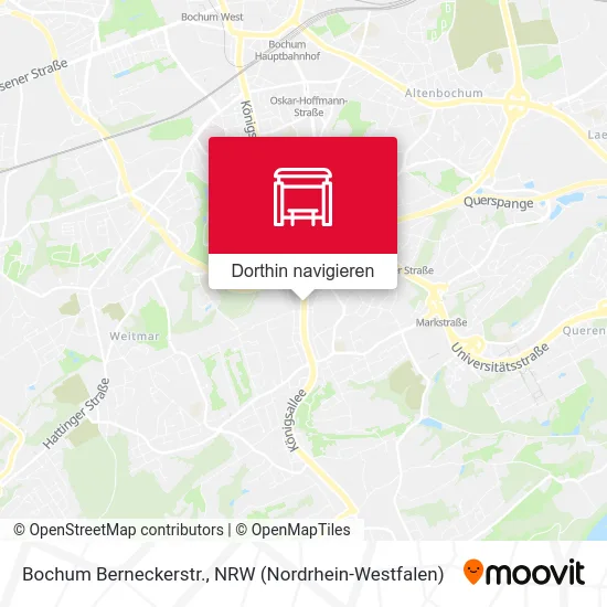 Bochum Berneckerstr. Karte
