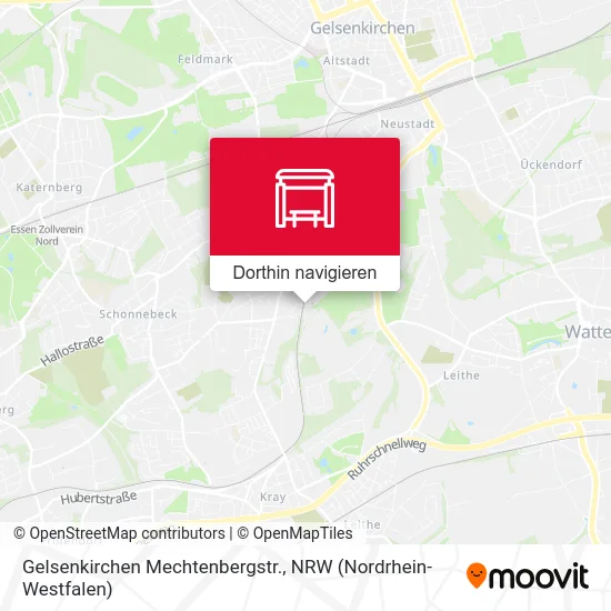 Gelsenkirchen Mechtenbergstr. Karte