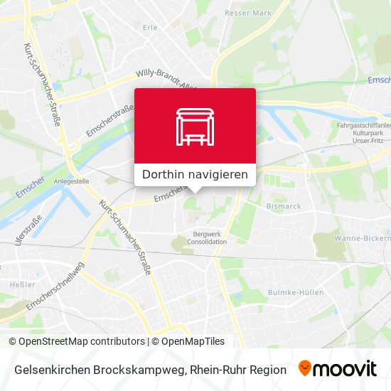 Gelsenkirchen Brockskampweg Karte