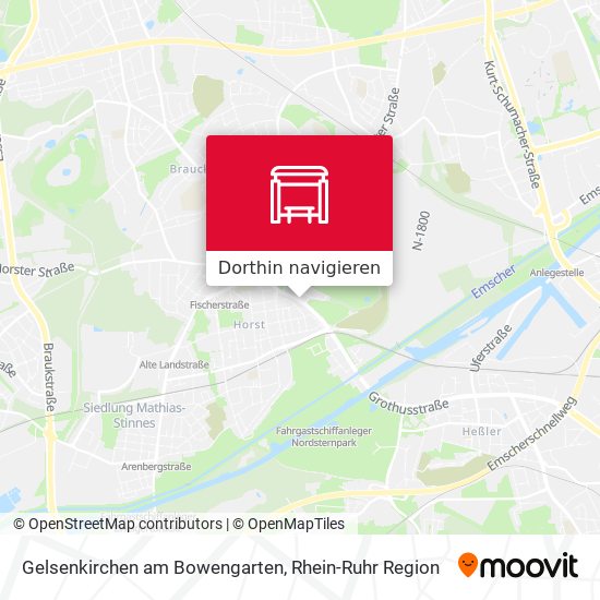 Gelsenkirchen am Bowengarten Karte