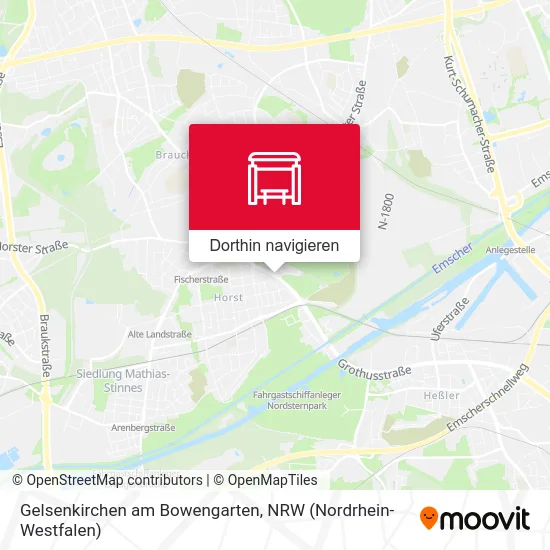 Gelsenkirchen am Bowengarten Karte