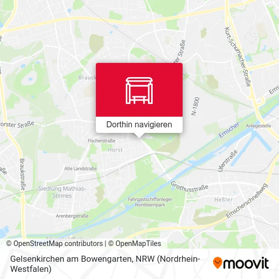 Gelsenkirchen am Bowengarten Karte