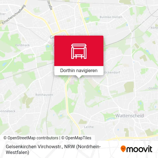 Gelsenkirchen Virchowstr. Karte