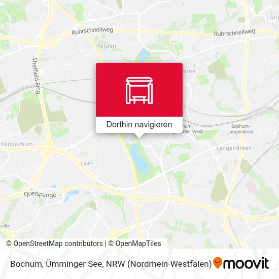 Bochum, Ümminger See Karte
