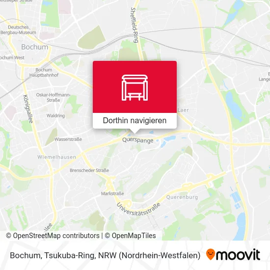 Bochum, Tsukuba-Ring Karte