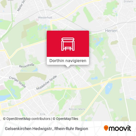 Gelsenkirchen Hedwigstr. Karte