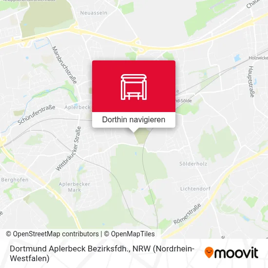 Dortmund Aplerbeck Bezirksfdh. Karte