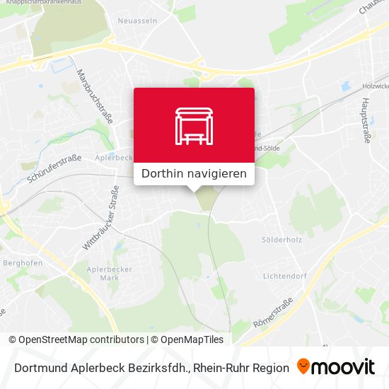 Dortmund Aplerbeck Bezirksfdh. Karte