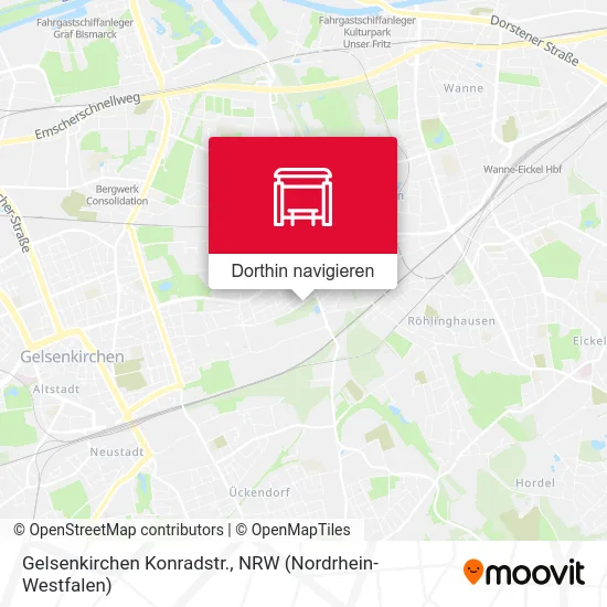 Gelsenkirchen Konradstr. Karte