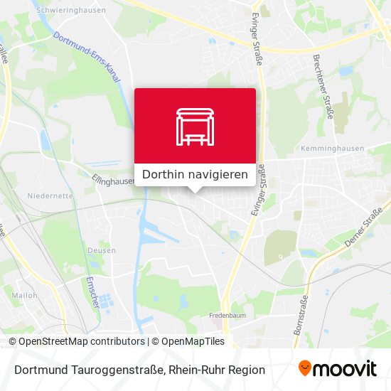 Dortmund Tauroggenstraße Karte