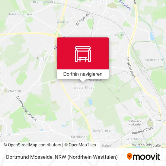 Dortmund Mosselde Karte