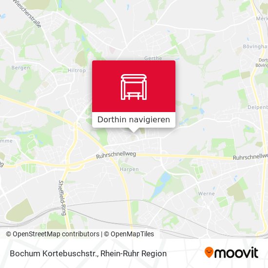 Bochum Kortebuschstr. Karte