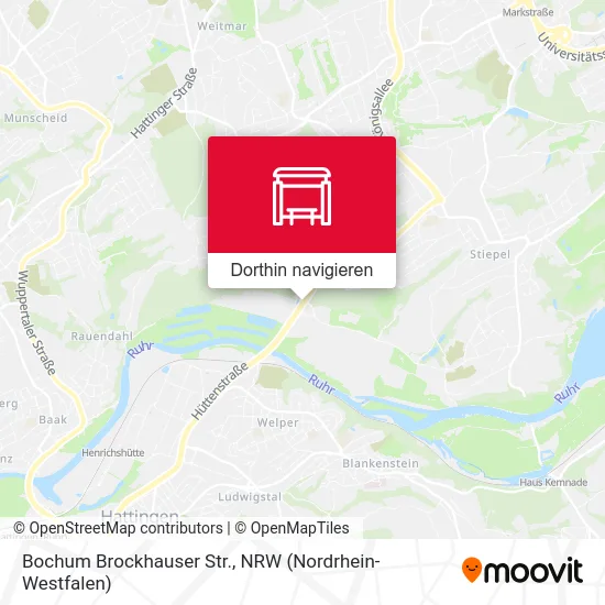 Bochum Brockhauser Str. Karte